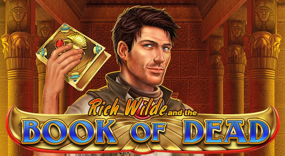Rich Wilde hoiab käes Surnute raamatut – Book of Dead slot